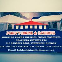 Local Business Bobby's Hiring & Catering in Durban KZN