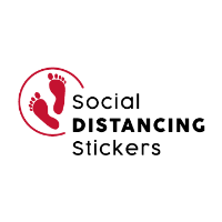 Local Business Social Distancing Stickers in Cape Town WC