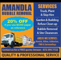 Local Business Amandla rubble removals in Pietermaritzburg KZN