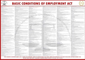 Basic Conditions of Employment Act A1