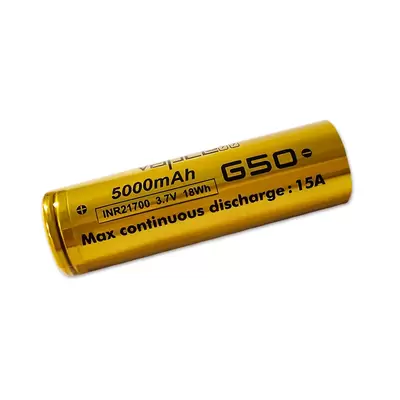 Unveiling the Power Behind VAPCELL G50 21700 15A Flat Top 5000mAh Battery